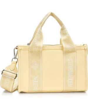 Steve Madden Bwebby Triple Compartment Satchel Ranzen - Mettallic