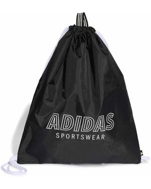 adidas Classic House Of Tiro Graphic Gymsack Duffel Bag For Adults Black Ns