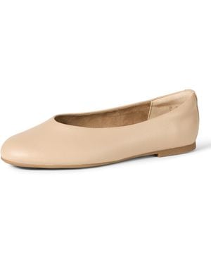Amazon Essentials Glove Ballet Flats Dress Shoes - Natural