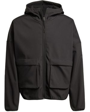 adidas City Escape Premium Full-zip Hoodie - Black