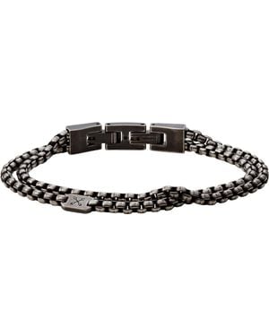 Fossil Armband Für Männer Vintage Casual - Schwarz