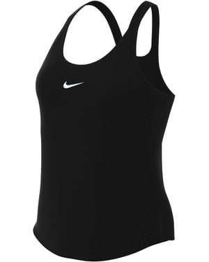 Nike One CLSC Df Strpy Tank T-Shirt - Schwarz