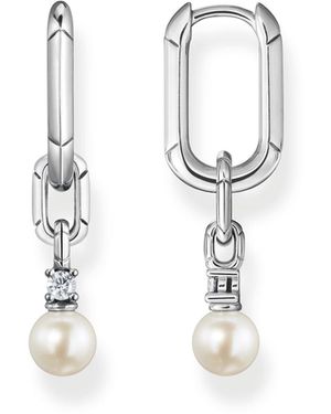 Thomas Sabo Creole Ohrring – 925er Sterlingsilber, Mit Zirkonia, Einzeln