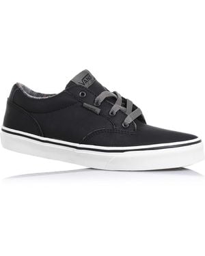 Vans Black Lace-up Shoe Made Of Leather
