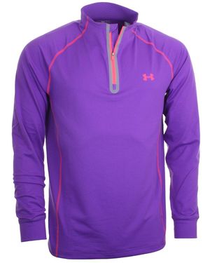 Under Armour 2014 Coldgear Infrared 1/4 Zip Pride / Neo Pulse Medium - Purple