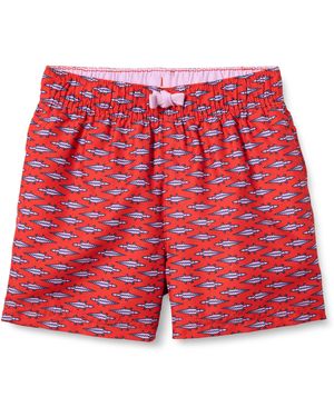 Amazon Essentials Bañador tejido Niño - Rojo