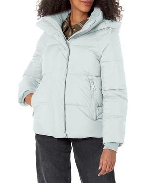 Levi's Selma Hooded Puffer Jacket - Grey