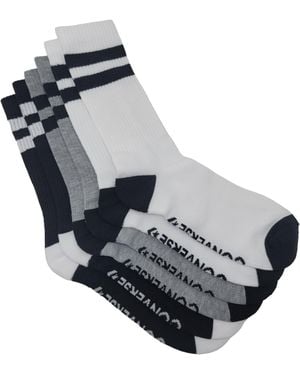 Converse Half Cushion Crew Socks 3-pack Size 6-10 - Black