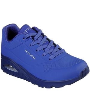 Skechers Uno Stand On Air Trainer - Blue