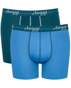 Sloggi Uomo Start Short C2P Box - Blu