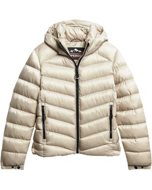 Superdry Hooded Fuji Padded Jacket Veste - Neutre