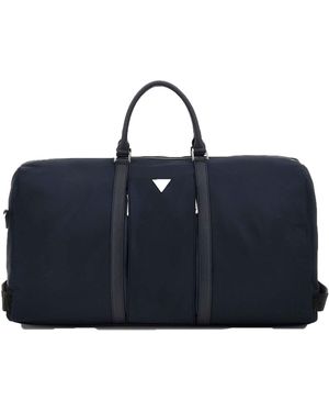 Guess Pisa Double Zip Weekender Dark Blue - Blau