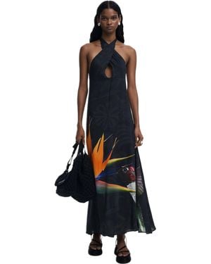 Desigual Swim_colibr¡ Dress - Blauw