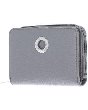 Mandarina Duck Mellow Leather S Purse S December Sky - Metallizzato