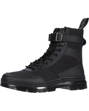 Dr. Martens Combs Nylon Combat Boot - Black