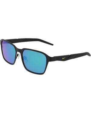 Nike Zonnebril Radeon Valor Im9734x 010 Matte Black/green Mirror 56/17/145 - Zwart