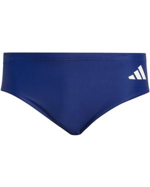 adidas Hombre 3 Stripes Swim Trunks - Blauw