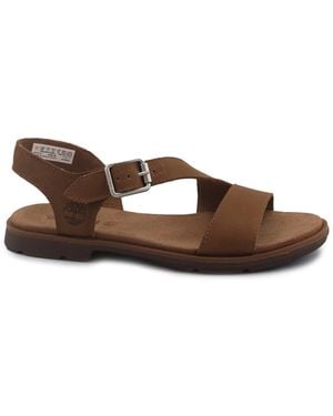 Timberland 0A2R2T Rust Grain Scarpe Donna Sandali Fibbia Pelle Calista bay 39 - Marrone