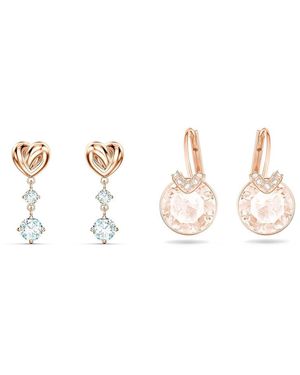Swarovski Orecchini pendenti Lifelong Heart - Metallizzato