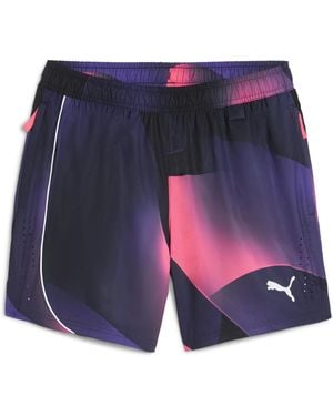 PUMA All-Pro Short Met All-Over-Print - Blauw