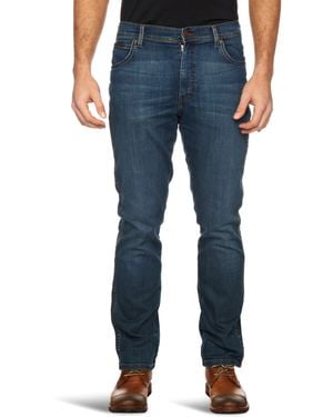 Wrangler Texas Tapered Jeans Blue Knot W42inxl34 In
