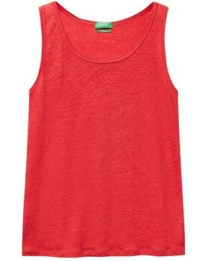 Benetton Canotta 37UJE8398 Canottiera - Rosso