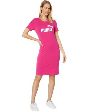 PUMA Essentials Slim Tee Dress - Pink