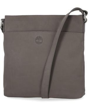 Timberland Grand sac à bandoulière en cuir - Gris