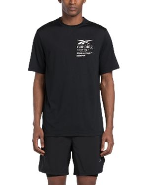 Reebok Running T-Shirt - Schwarz