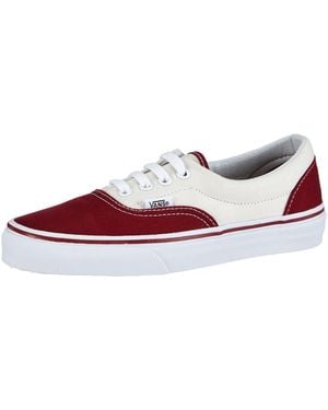 Vans Era, Camiseta Baja Hombre, Multicolor 2 Tonos Biking Red White, 41 EU - Negro