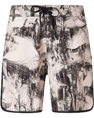 Oakley Session Recycled 19" Boardshort Swim Trunks - Gray