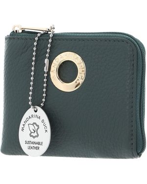 Mandarina Duck Mellow Leather Wallet Dark Forest - Verde