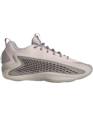 adidas Preloved Anthony Edwards 1 Lime/black Low-top Basketball Trainers By - Grey