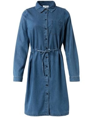 Comma, Jeanskleid Midi - Blau