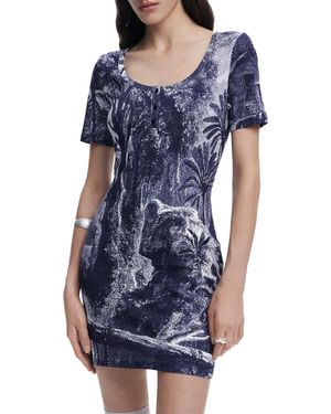 Desigual Vest_tropic_lacroix - Blue