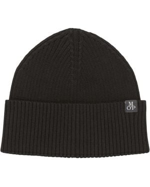 Marc O' Polo Knitted Hat and Scarf Set Black - Schwarz