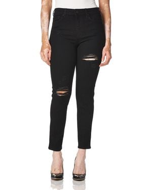 Ella Moss High Rise Skinny Ankle Jean - Black