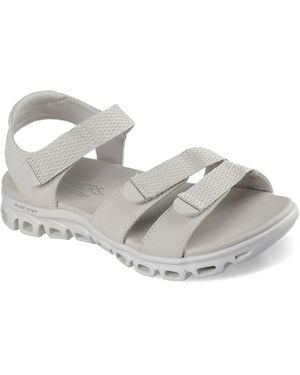 Skechers Glide-step Sandal Count On Me Flat - Grey