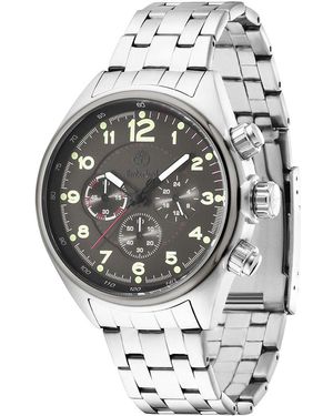 Timberland Quarzo Orologio da Polso QXC234S - Metallizzato