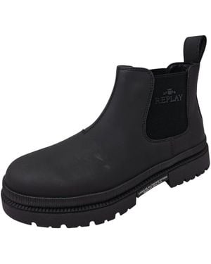 Replay GMC1G Chelsea-Stiefel - Schwarz