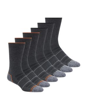 Skechers 6 Pack Work Crew Socken - Schwarz