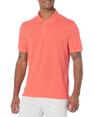 Amazon Essentials Polo en Coton Piqué Coupe Ajustée - Rose
