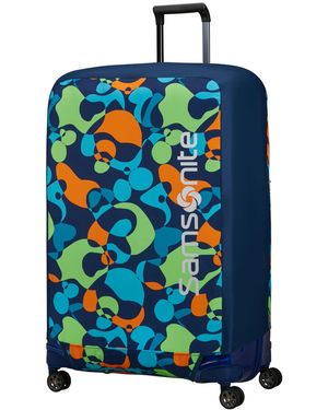 Samsonite Travel Accessories Ta Revolution Luggage Cover Colorwave Dark Blue