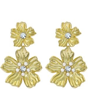 Ted Baker Pettala Flower Statement Drop Earrings For - Metallic