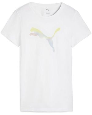 PUMA Graphic Gradient Short Sleeve T-Shirt XS - Bianco
