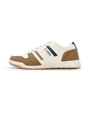 Umbro White/brown Trainers Slade - Natural