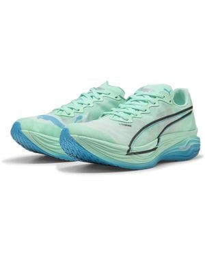 PUMA Deviate Nitro Elite 3 Road Running Shoes S Mint Melt 10 Uk - Green