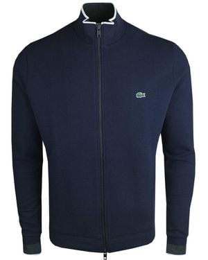 Lacoste Sh9592 Full Zip Sweatshirt Lgx Navy 9 Navy - Blue