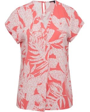 Comma, Bluse Kurzarm - Pink