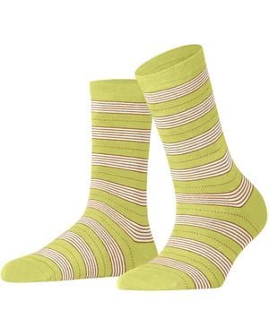 FALKE Stripe Uniform W So Cotton Patterned 1 Pair Socks - Green